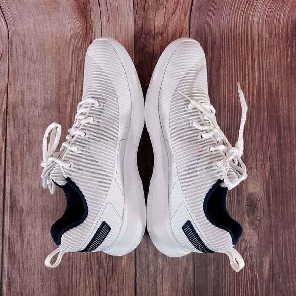 FootJoy FJ Flex XP Mens Size 8 M White Gray Spikeless Golf Shoes Sneakers 56250 - Picture 8 of 15